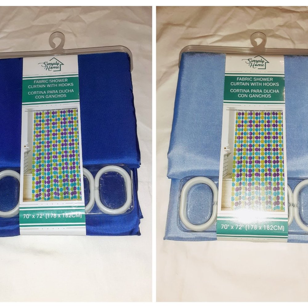 SALE 2 SHOWER CURTAINS 70""X72